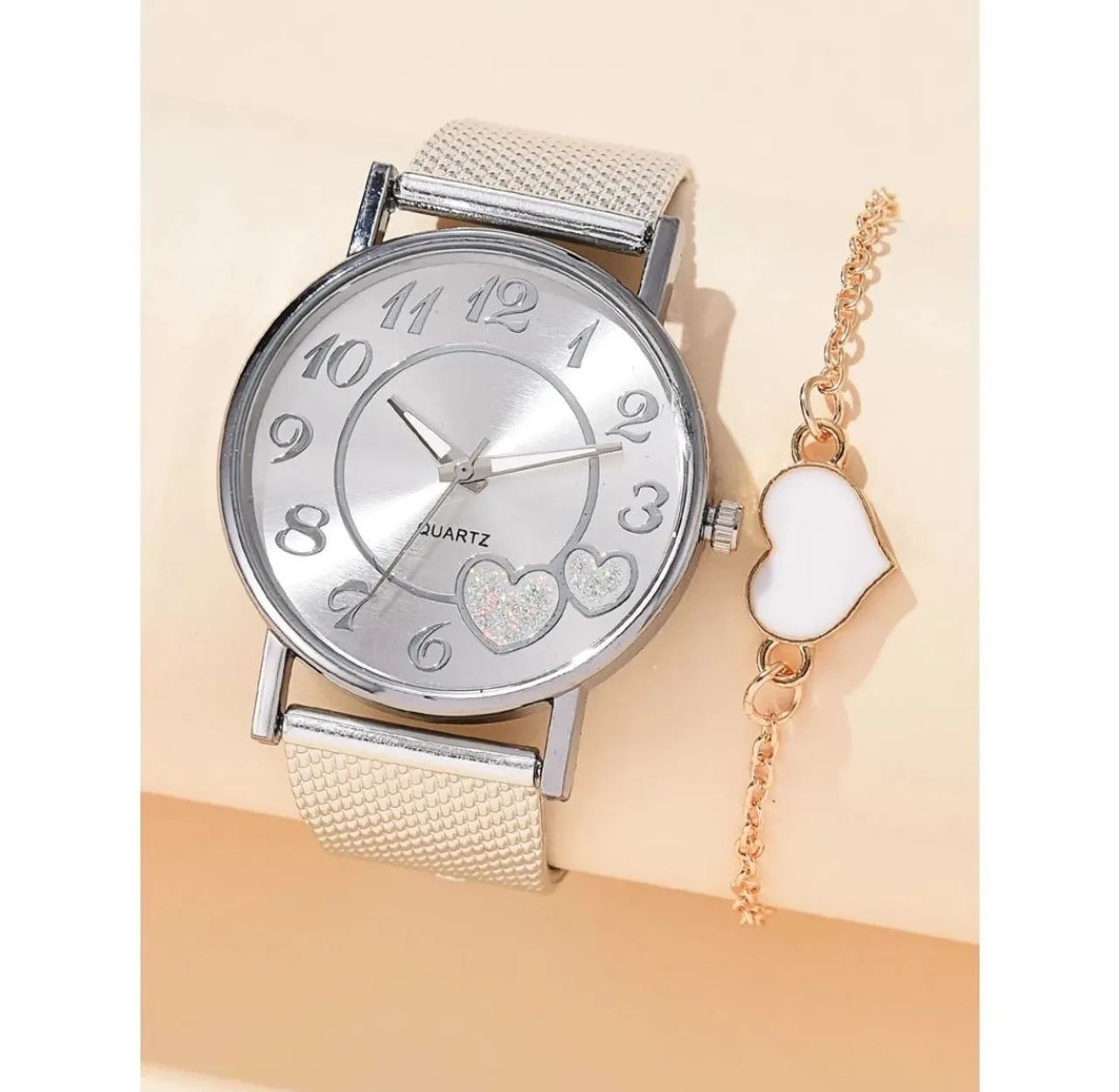Relógio de quartzo feminino, design asiático