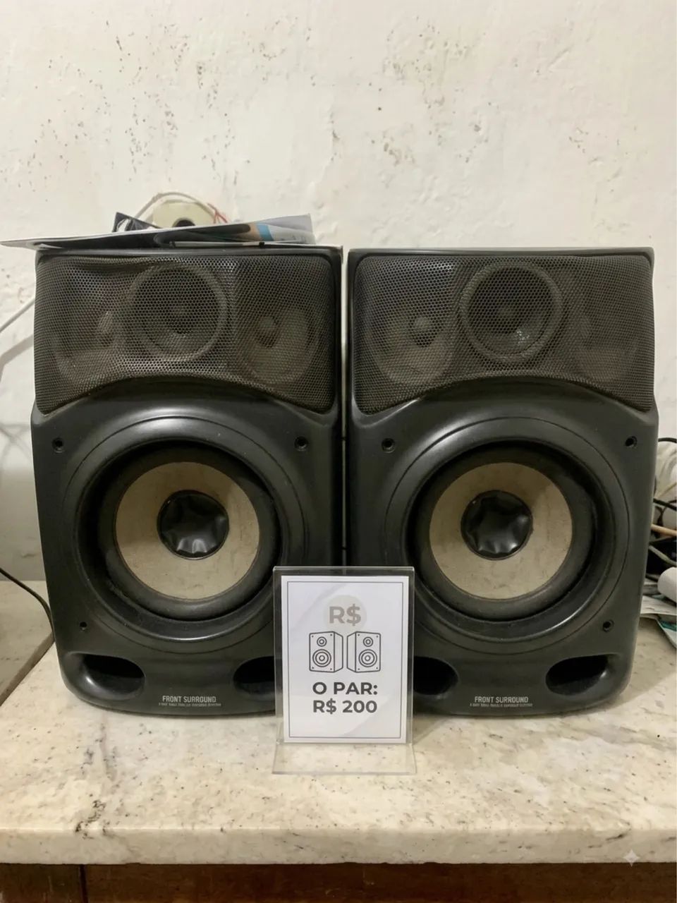 Caixas de som Aiwa 520 - Foto 2