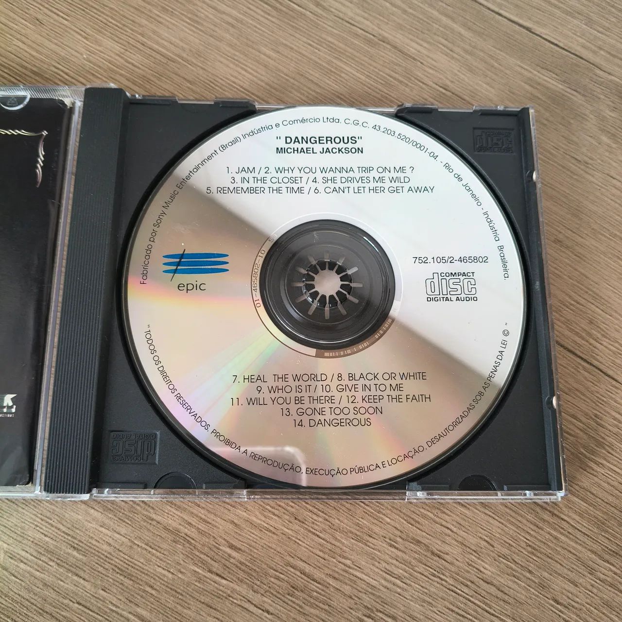 CD Dangerous - Michael Jackson  - Foto 2