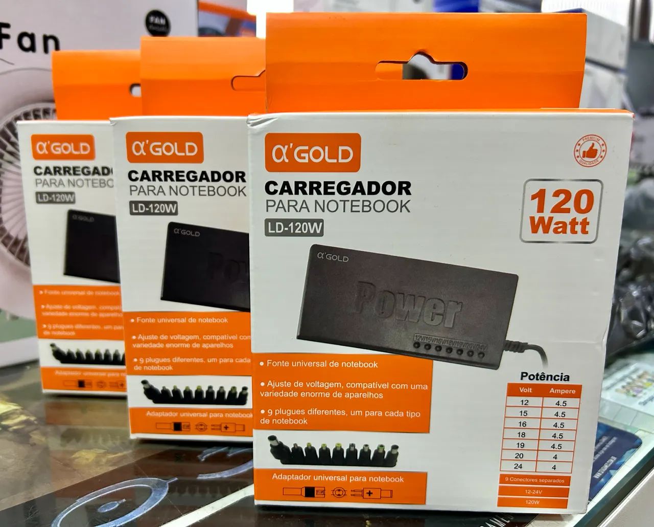 Carregador Universal para Notebook ! Gold ! - Foto 2