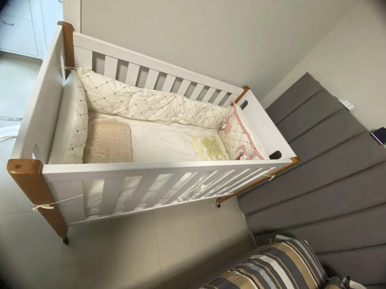 Berço 3x1 + Colchão + PillowTop + Prot. Lateral  - Foto 3