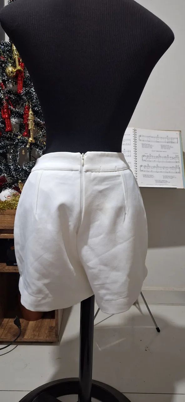 Short branco - Foto 2