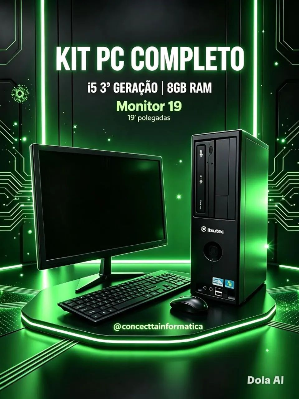 Cpu Pc game Quad core 8gb de memoria hd 1tera