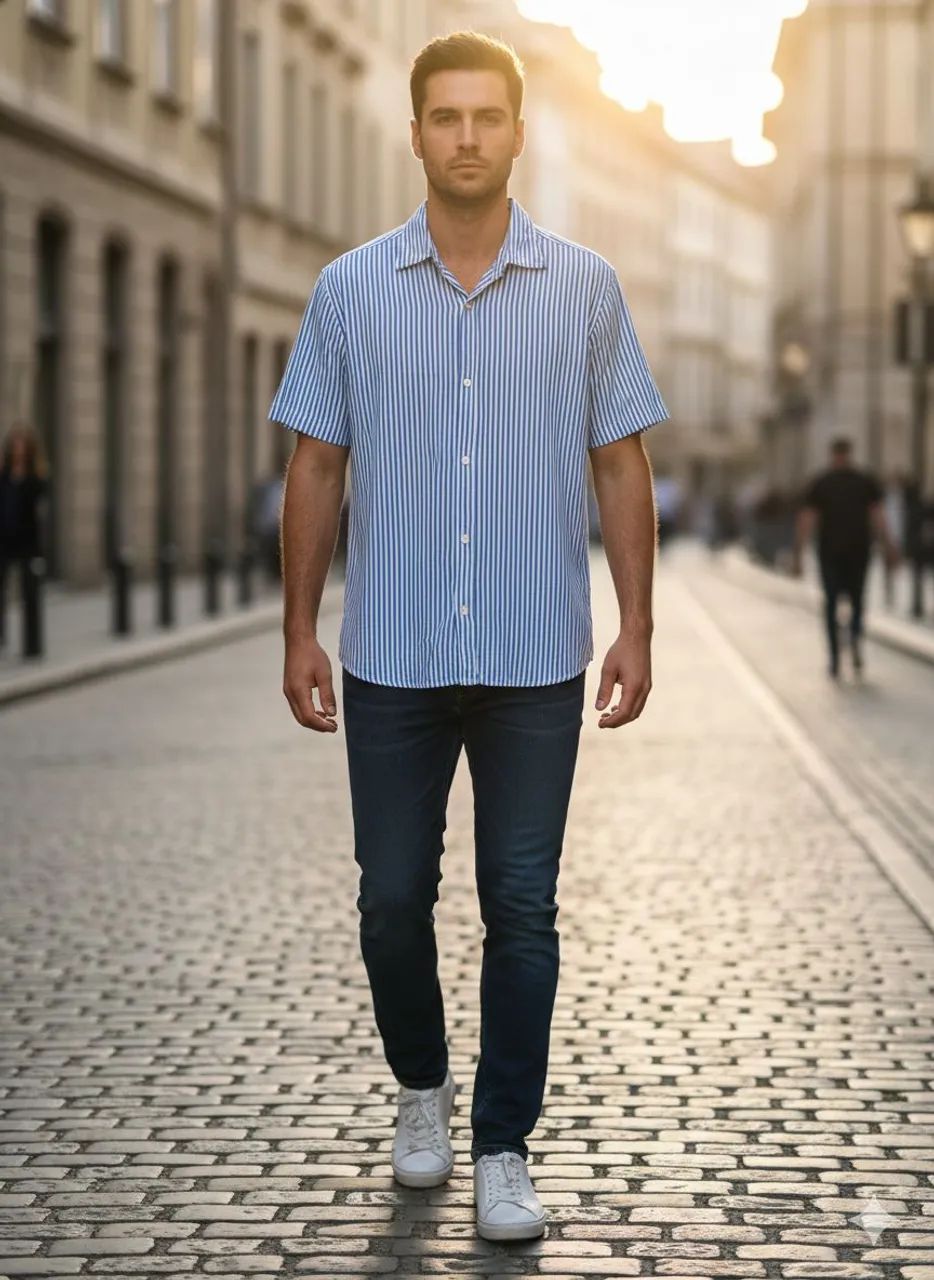 Camisas Masculinas Tendência 2026 - Foto 5
