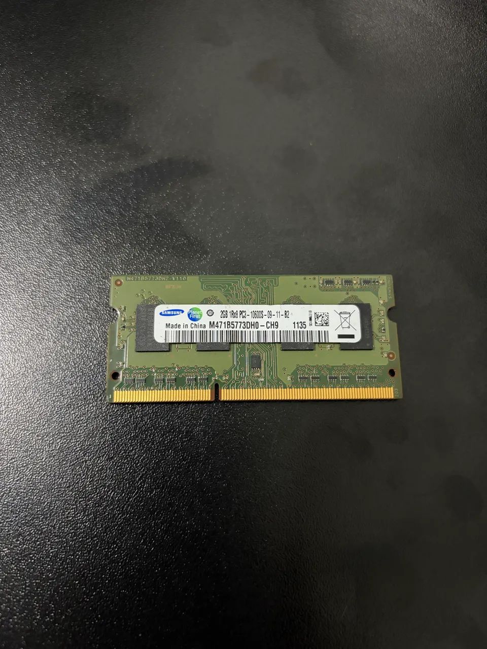Memória ram Samsung 2gb notebook 