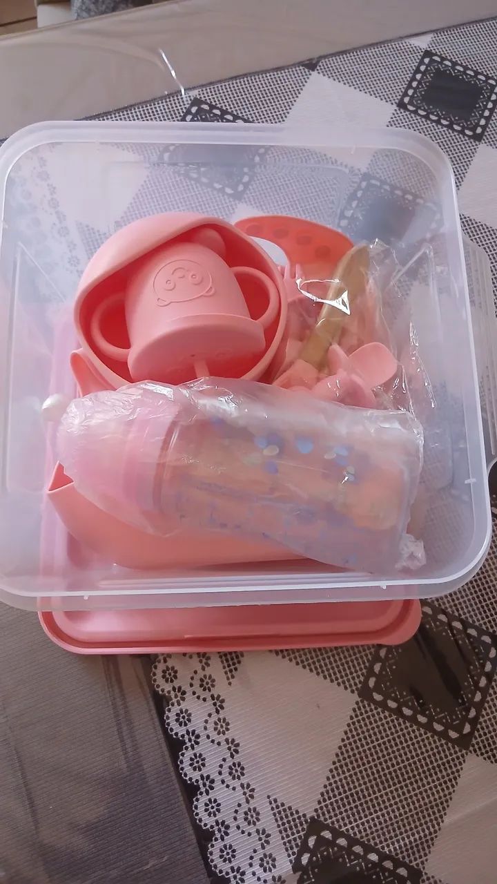 Kit refei ção de silicone  - Foto 2