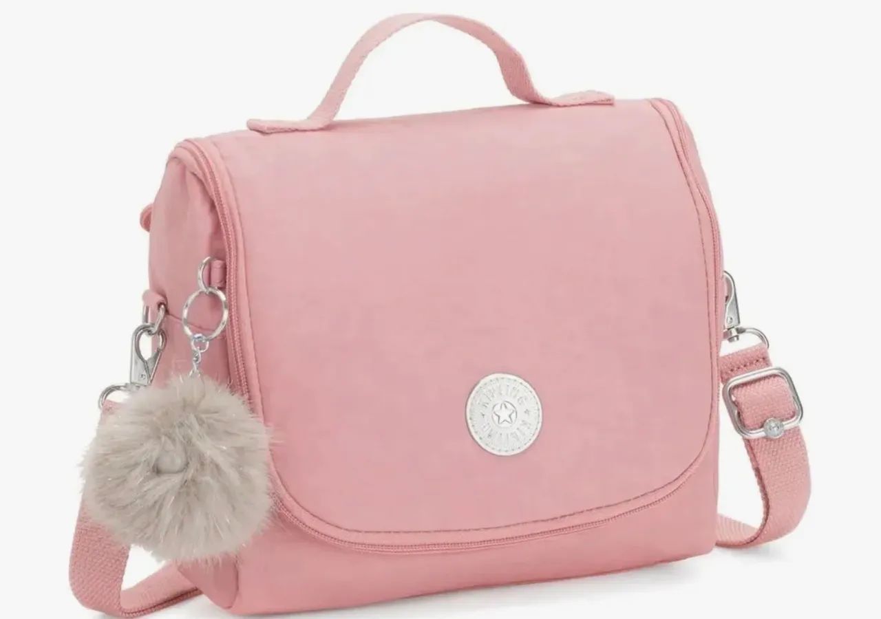  Kit Kipling Original: Mochila com Rodinha + Lancheira + Estojo (Impecável!). - Foto 5
