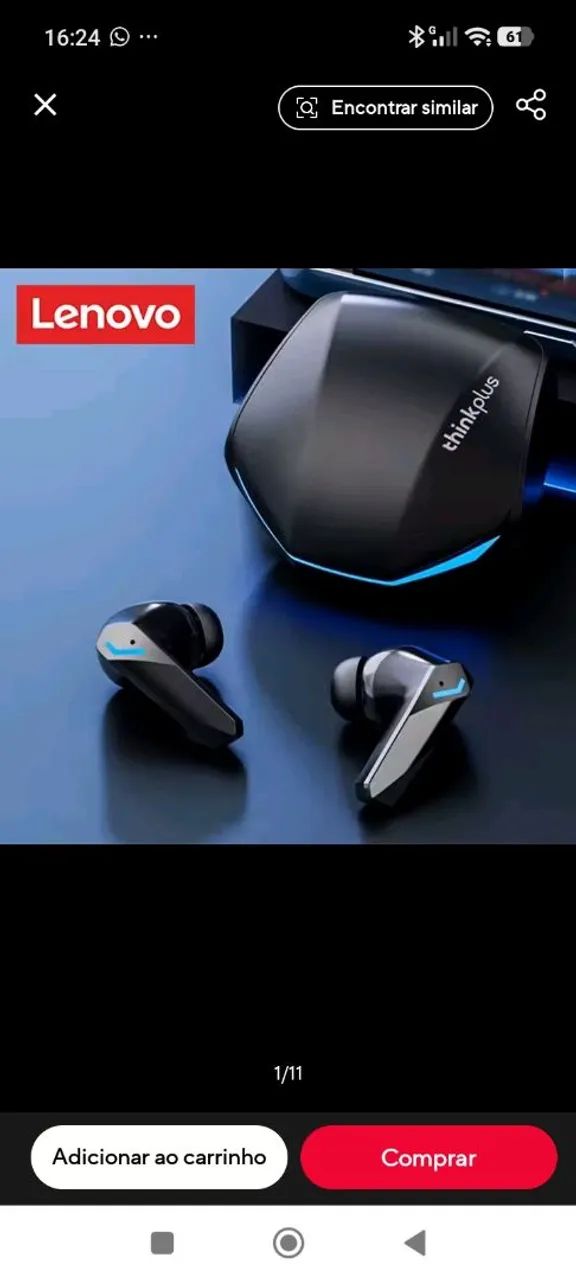 Fone Lenovo Gm2Pro Bluetooth  - Foto 4