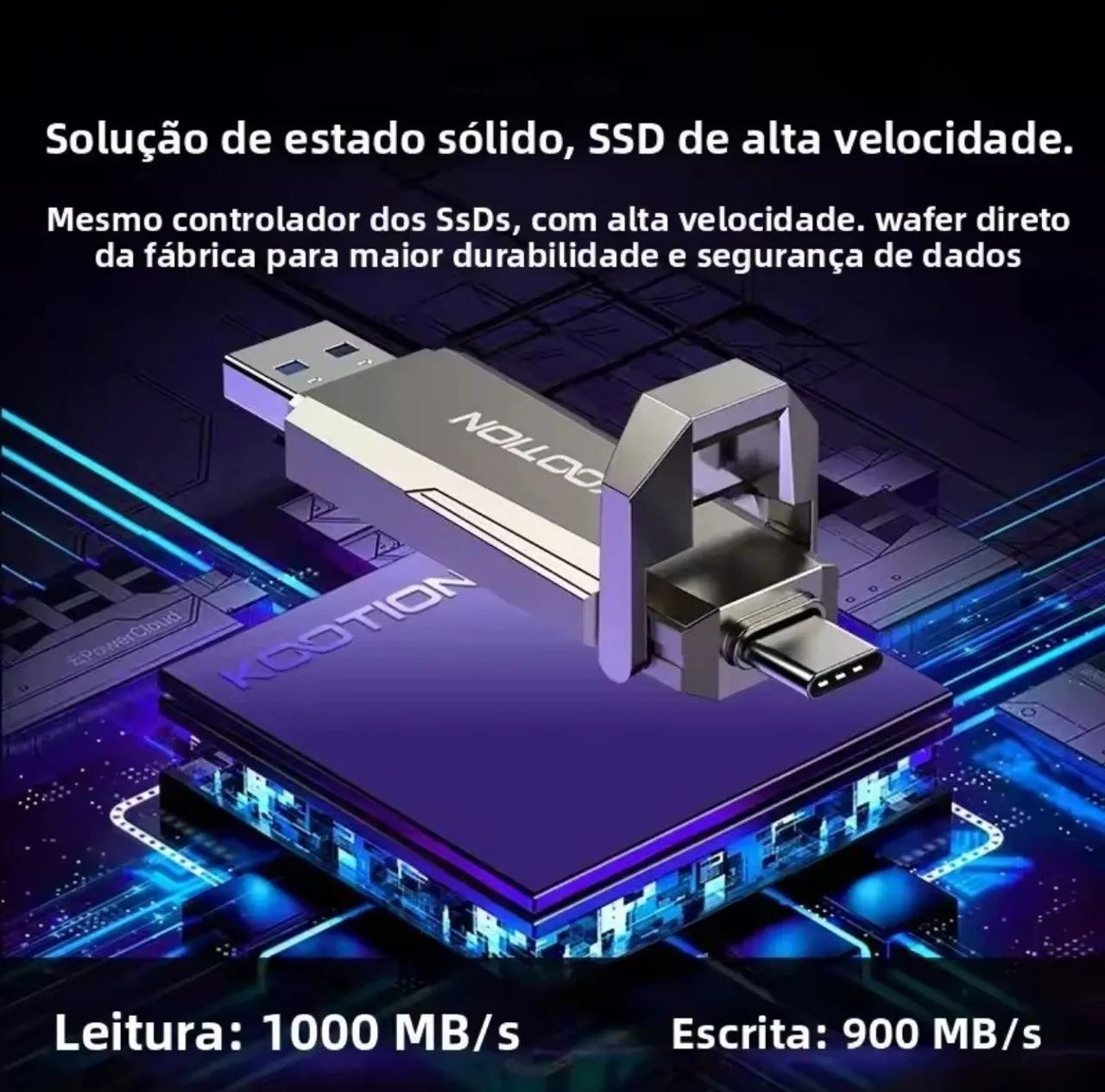Pendrive SSD Kootion 512 GB  - Foto 5