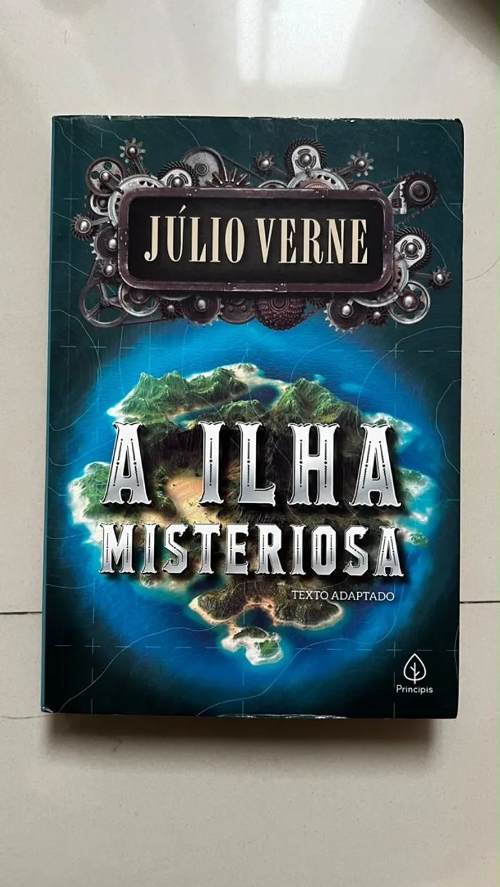 Livro A Ilha Misteriosa 