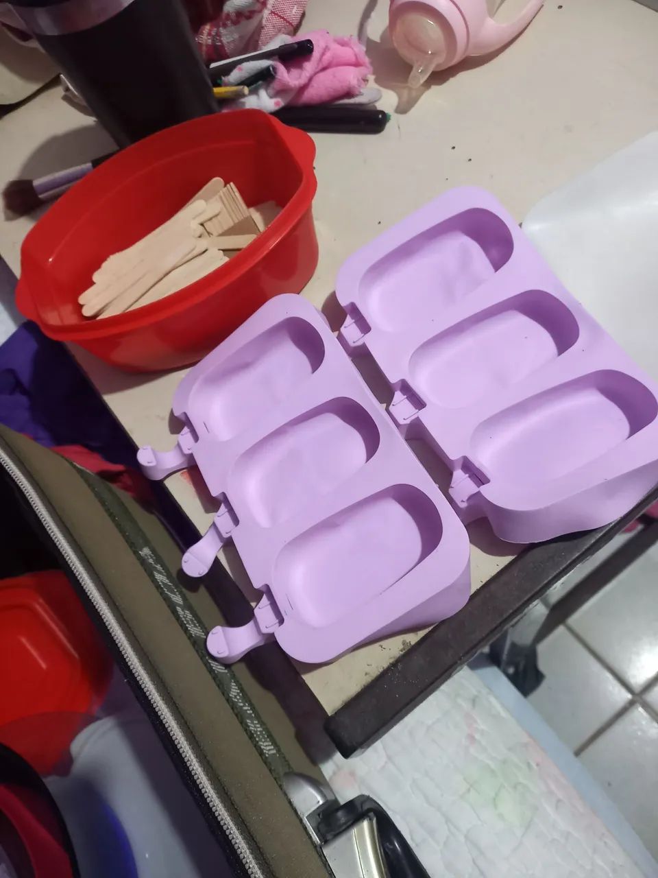 Forma de picolé de silicone - Foto 2
