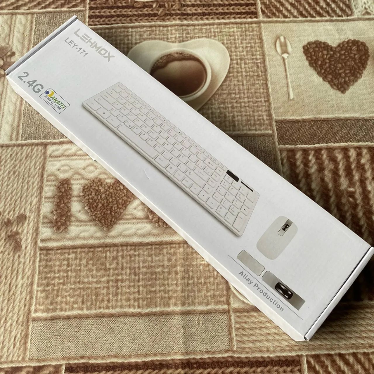 Teclado e mouse sem fio novo - Foto 3