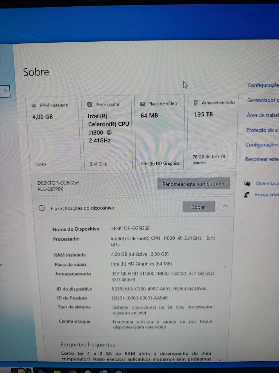 COMPUTADOR POSITIVO 1 TB - Foto 3
