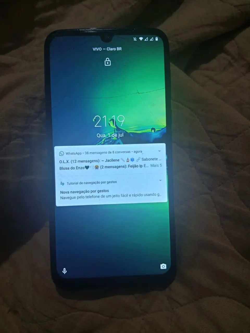 Vendo moto g8 plus 