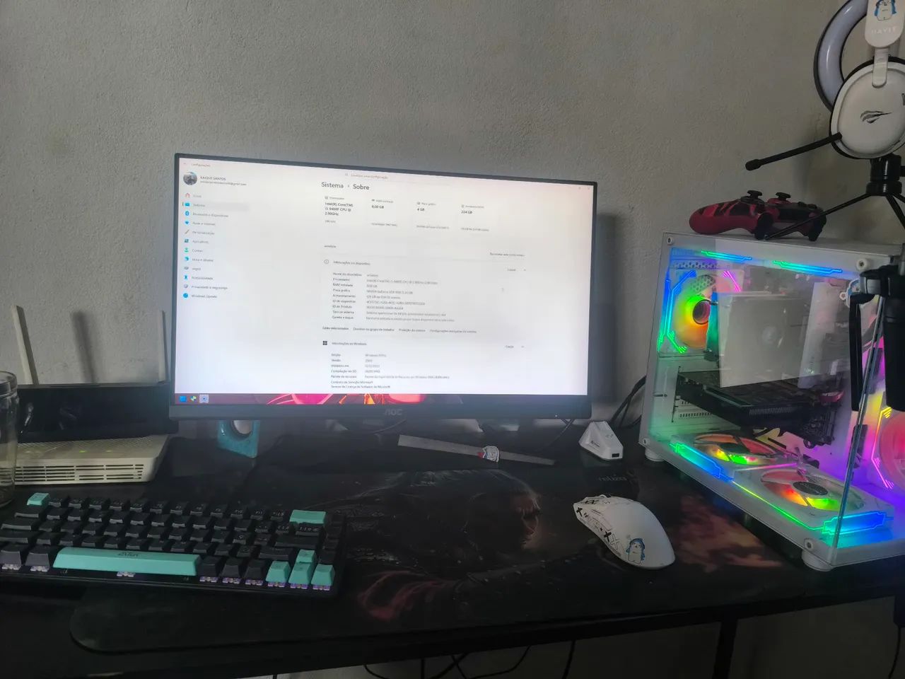 Setup gamer completo  - Foto 5