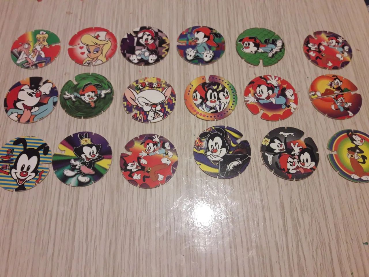 Lote antigo de táxis animaniacs Elma chips 