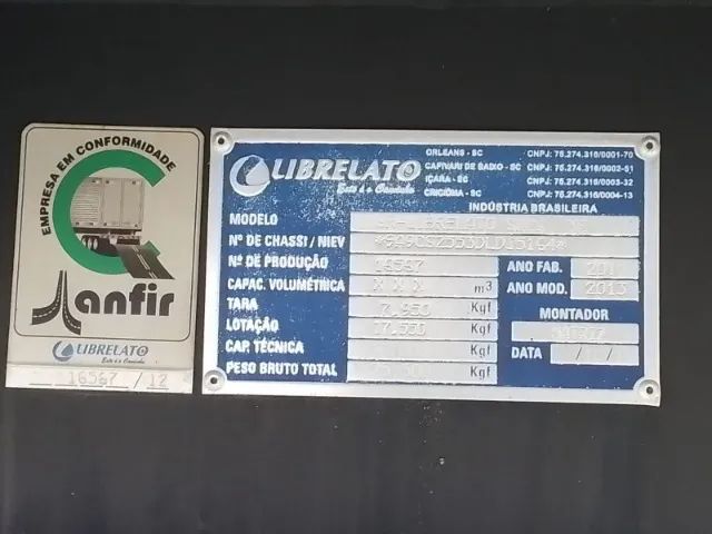 Conjunto Carreta SR Librelato SRCS 3E Preta - Foto 2