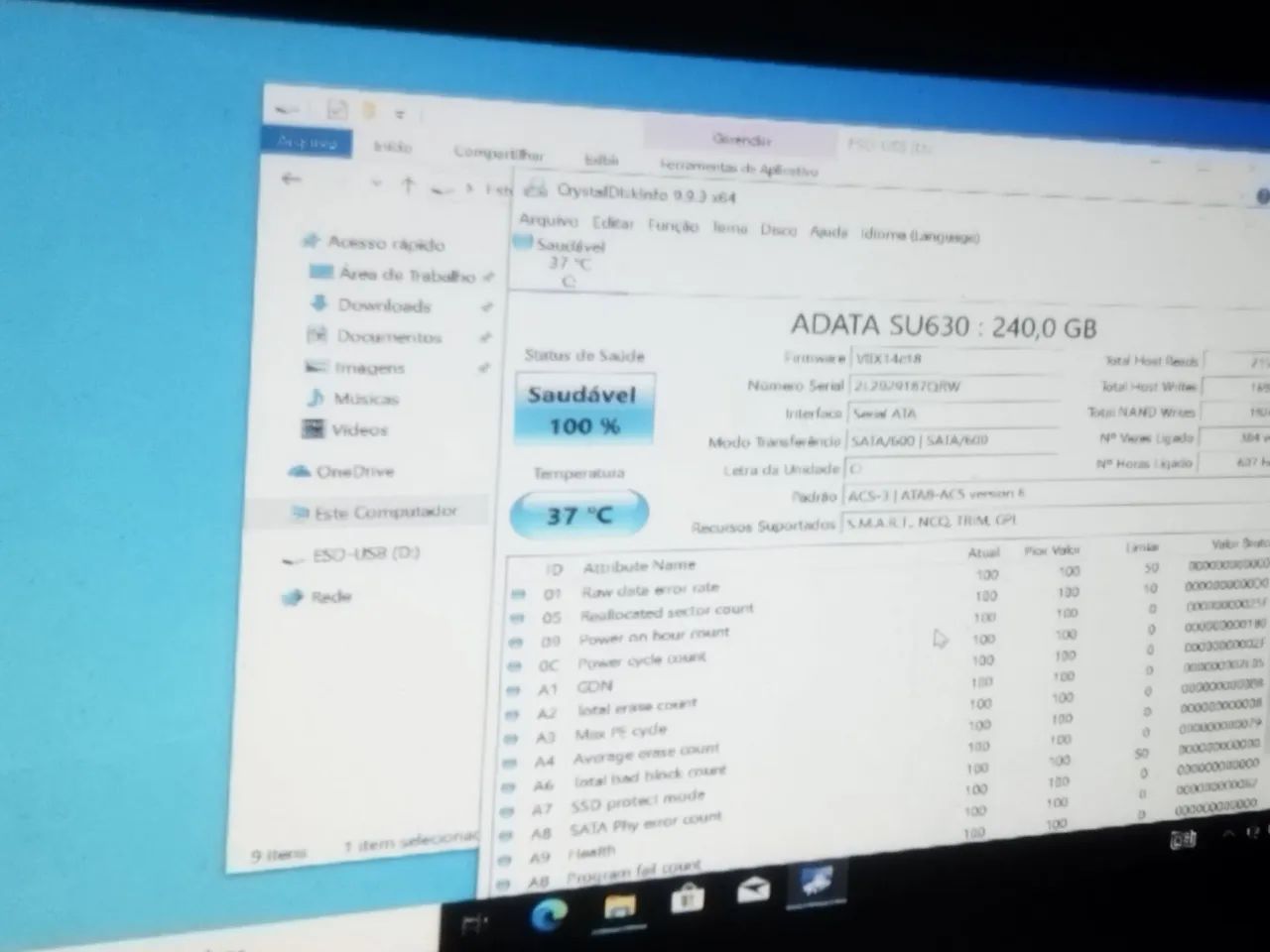 SSD 240GB SU630 100% SAUDÁVEL  - Foto 3