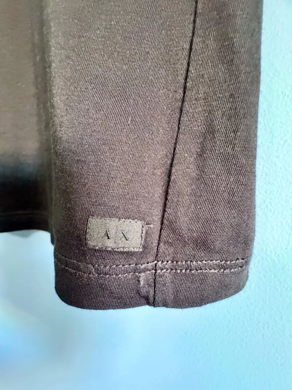 Camiseta Armani Exchange  Preta TAM P - Foto 4