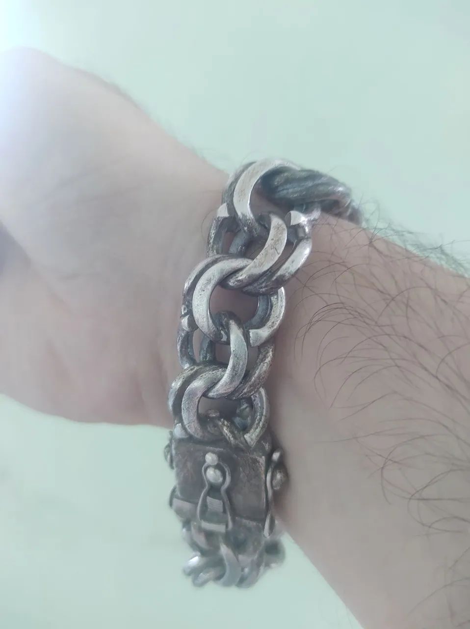 Pulseira de prata 950 ( prata de lei ) - Foto 4