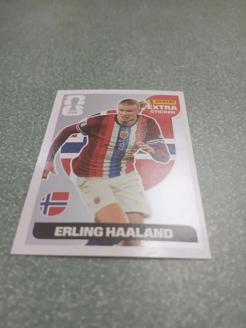 Figurinha Extra Legend Prata Erling Haaland Copa 2026 - Foto 3
