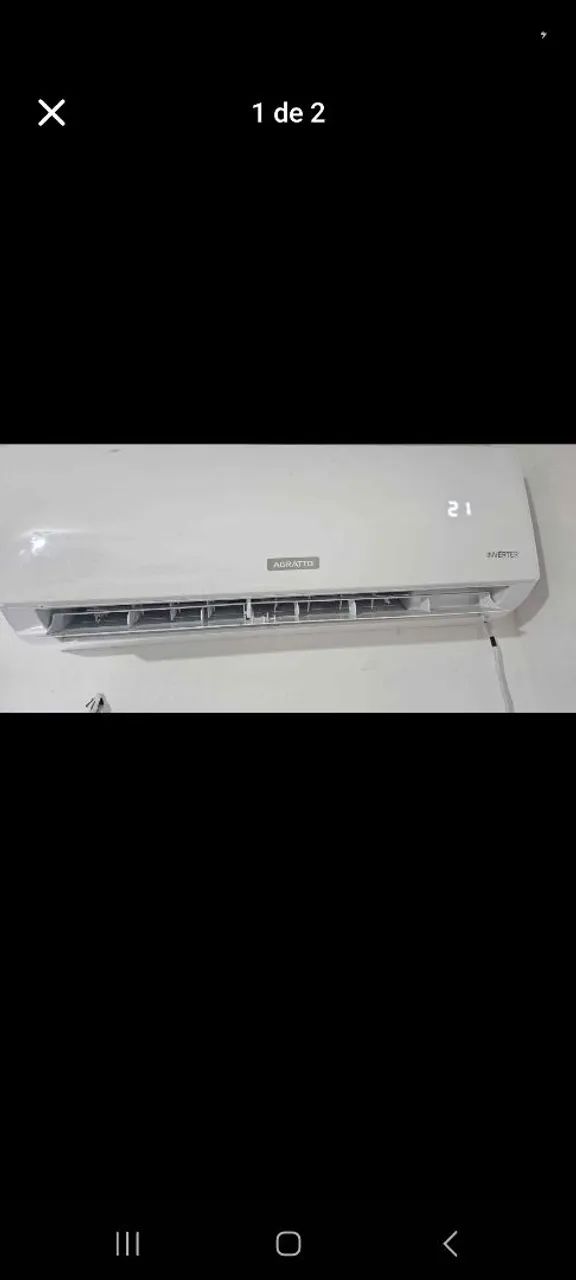 Ar condicionado agratto inverter 9.000 BTU
