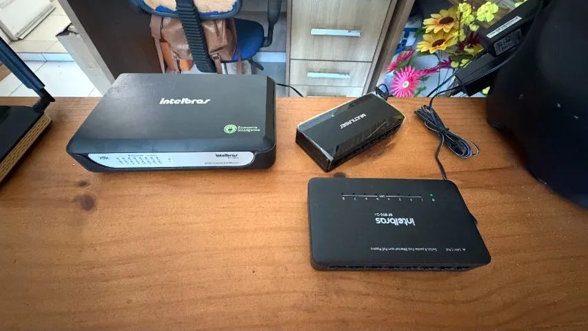 switch 8 portas ,16   , moldem 4g 