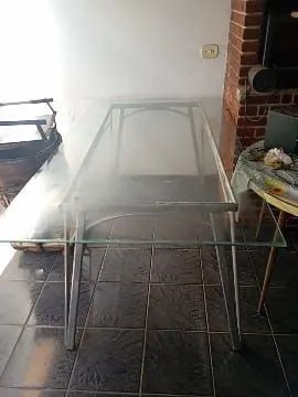 Mesa de aluminio retangular - Foto 2