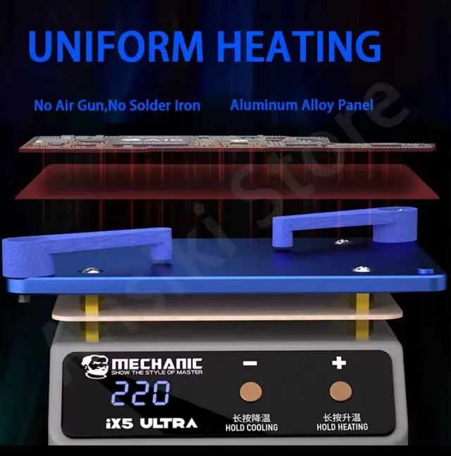 Plataforma de Pré-aquecimento Universal Mechanic Ix5 Ultra - Foto 3