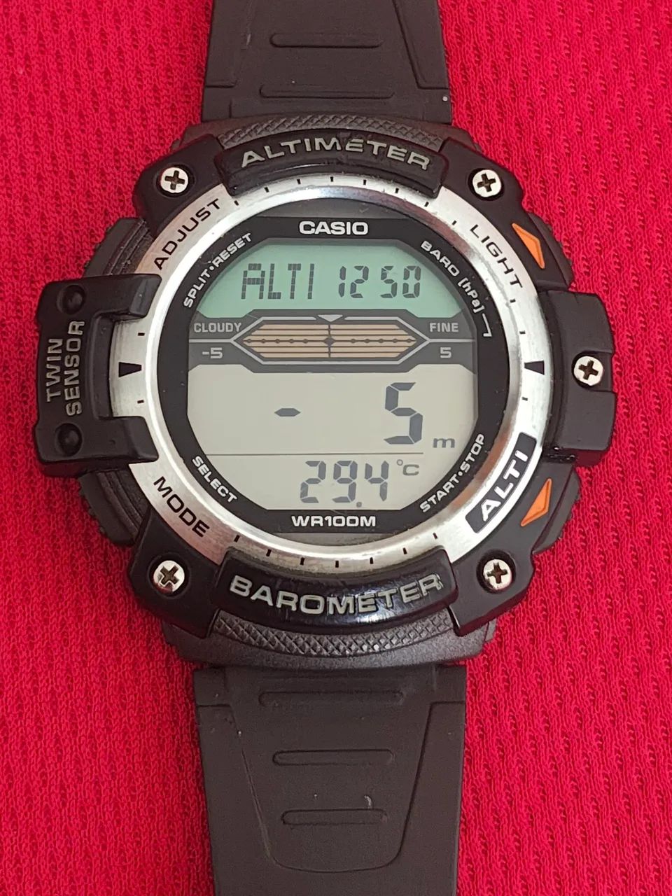 Relógio Casio Out Gear  SGW-300H-1AV Preto - Foto 4