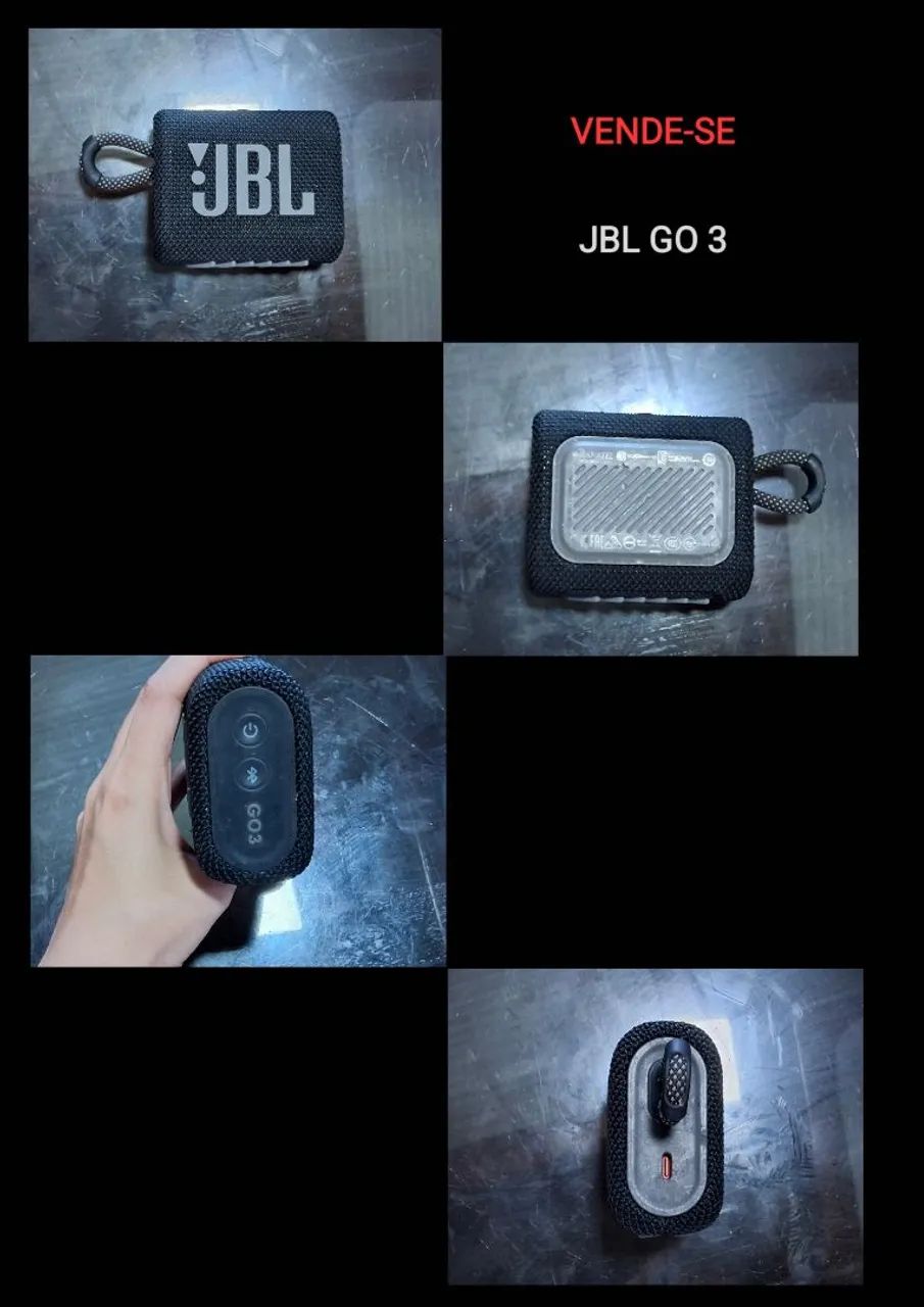 Caixa de som Jbl go 3