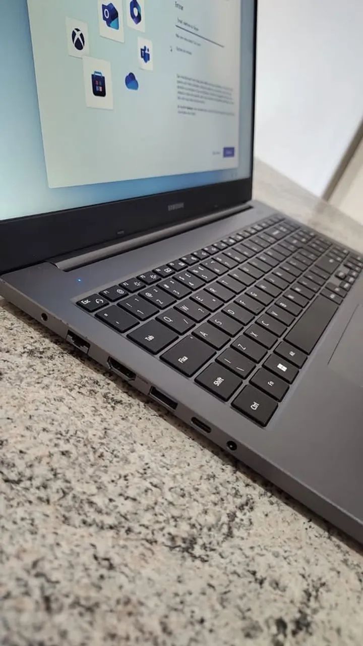 Notebook Samsung Book Celeron Cinza - Foto 4