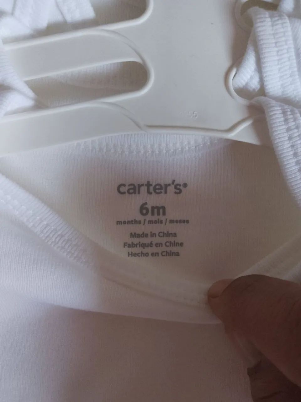 Kit 5 bodies carter's  branco  - Foto 2