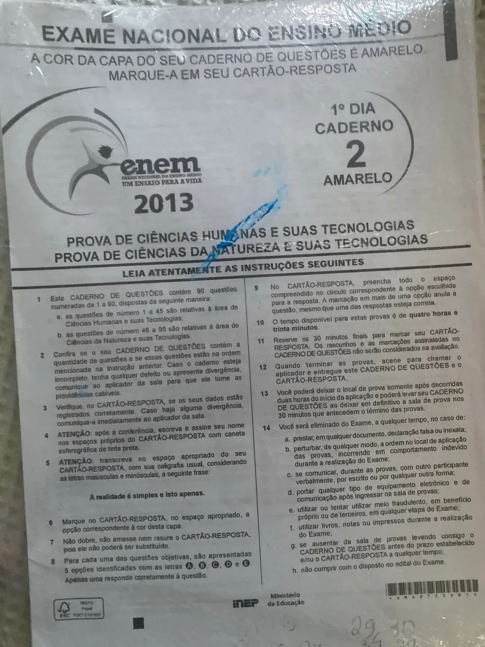 Enem 2013 parte 1