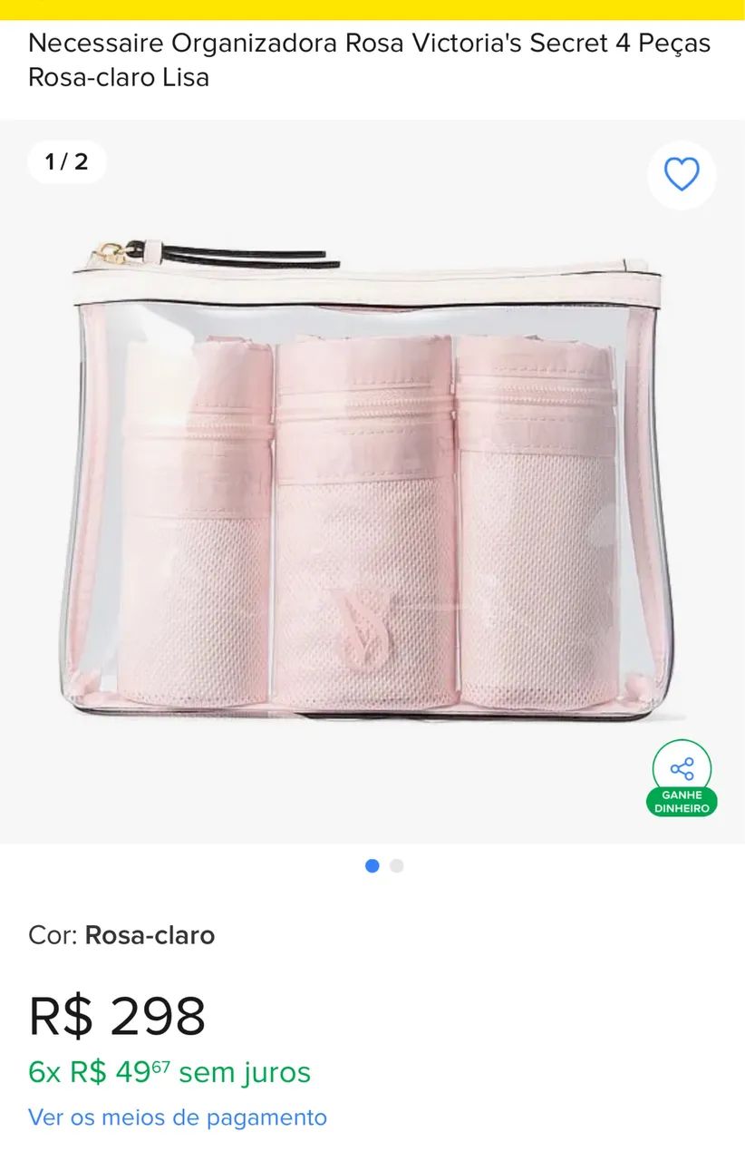 Kit viagem Victoria Secret  - Foto 4