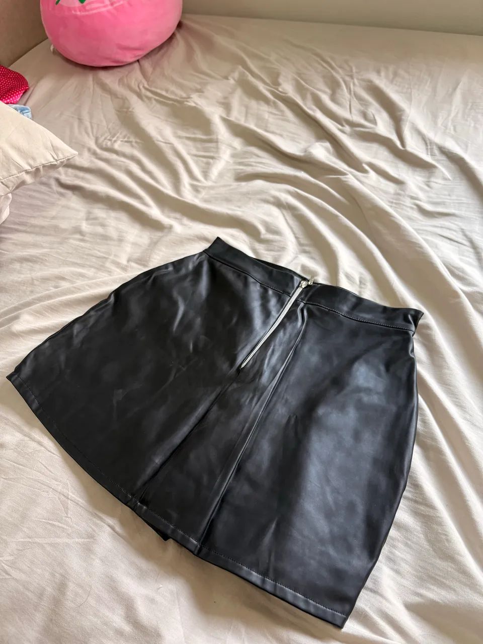 Short Saia de Couro Delizandra - Foto 2