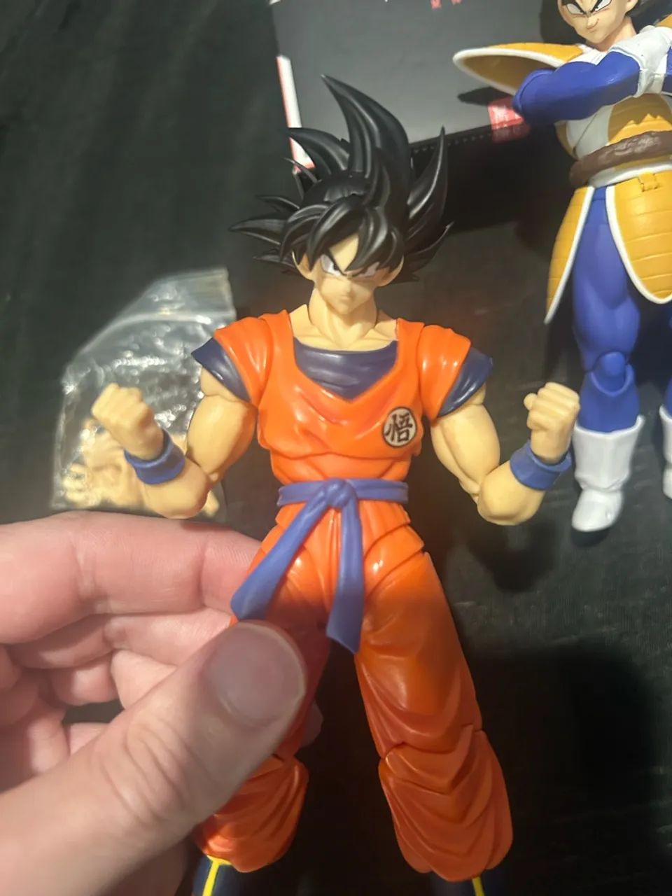 Goku e Vegeta SHF Sh Figuarts + kit head recustom  - Foto 2