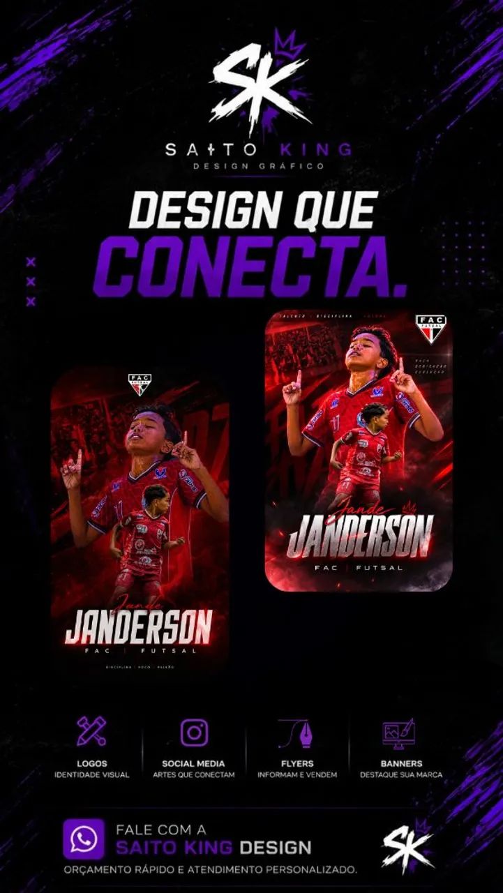 DESING GRÁFICO PROFISSIONAL | SAITO KING - Foto 4