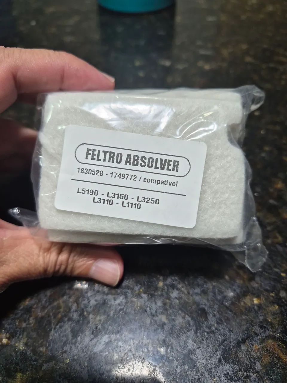 Feltro Almofada Esponja Absolvente para Epson