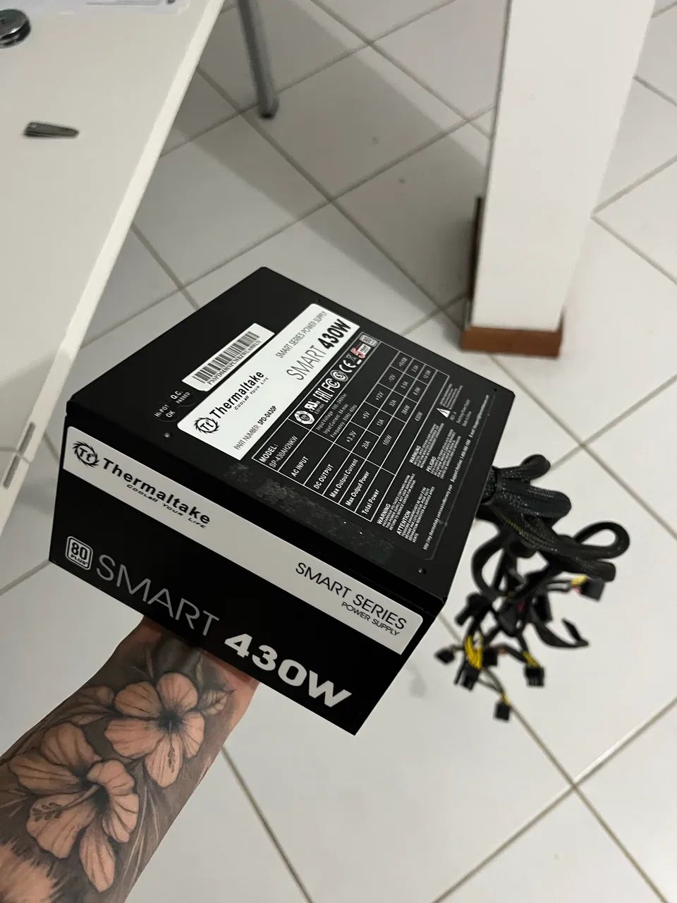 Fonte Thermaltake Smart Series 430W 80 Plus | Funcionando Perfeitamente - Foto 2