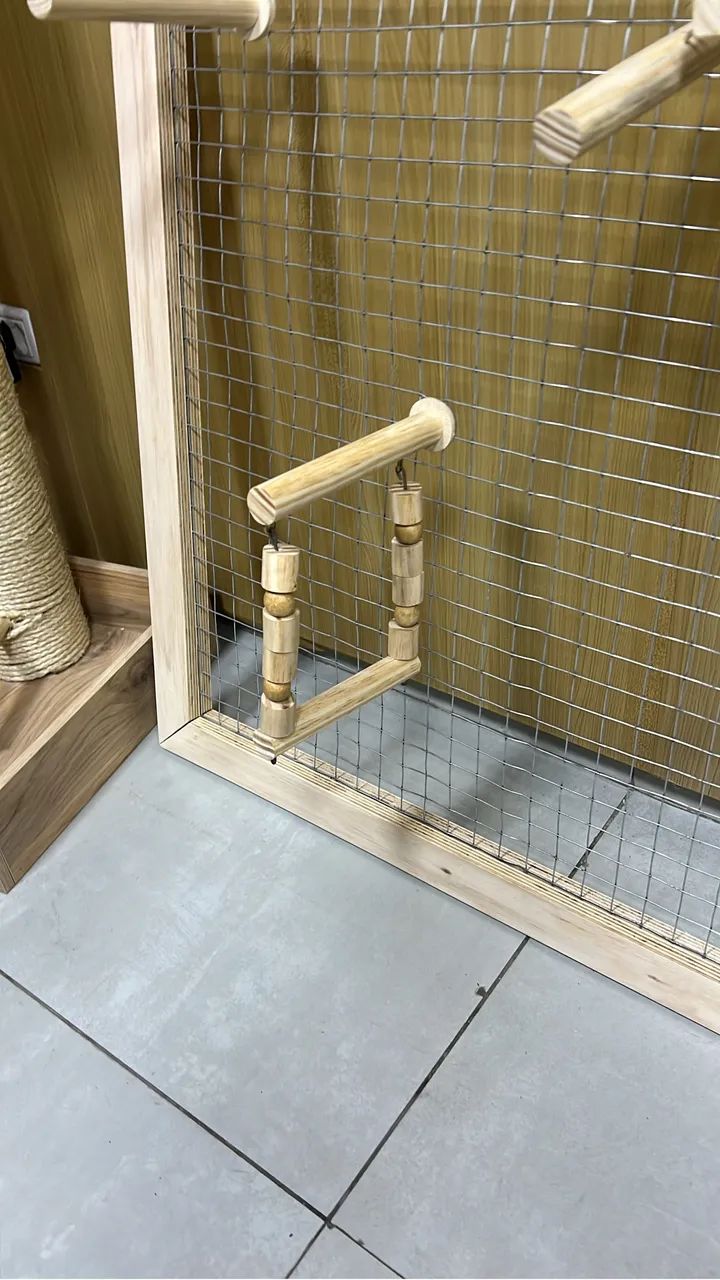 Acessório para pets, poleiro para pássaros  - Foto 6