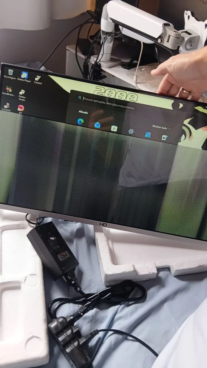 Monitor hq 26 polegadas defeito no cabo flat - Foto 5