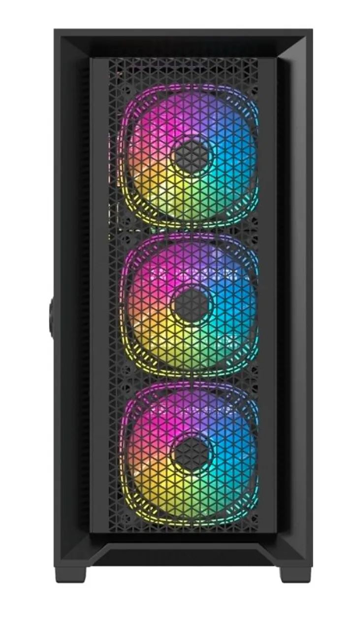 Gabinete Gamer Acgeek Tempest A370 + 5 fans TGT rainbow - Foto 2