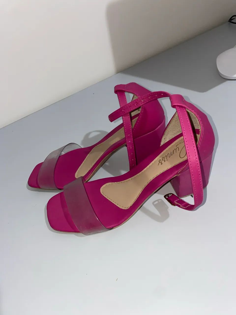 Salto na cor pink 7cm