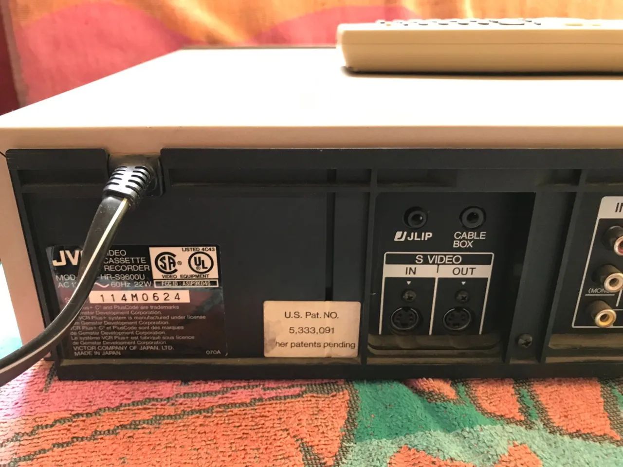 Super VHS JVC HR-S9600 100% - Foto 3