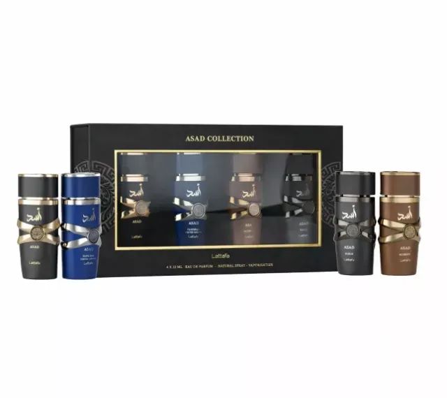 Kit com 4 perfumes Asad ORIGINAIS