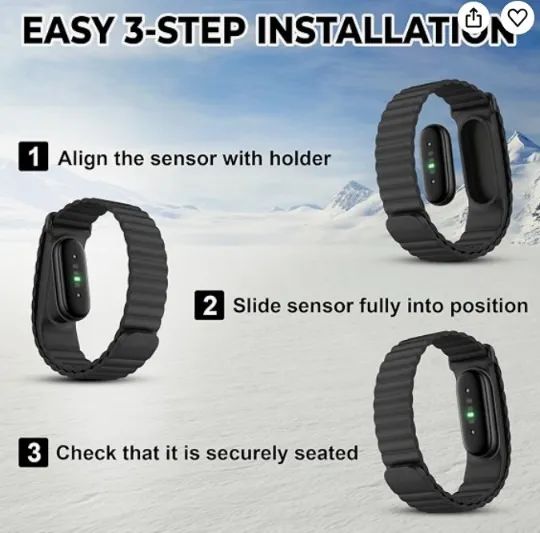Pulseira Silicone Premium Fitbit Air Google  - Foto 3