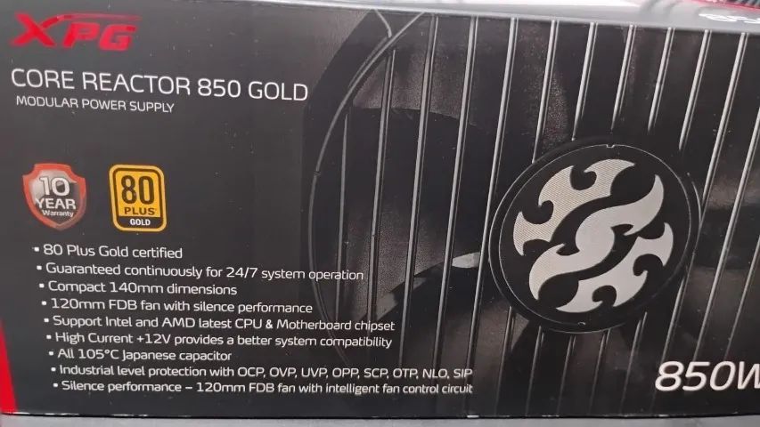 Fonte XPG 850W PFC Gold Modular - Foto 2