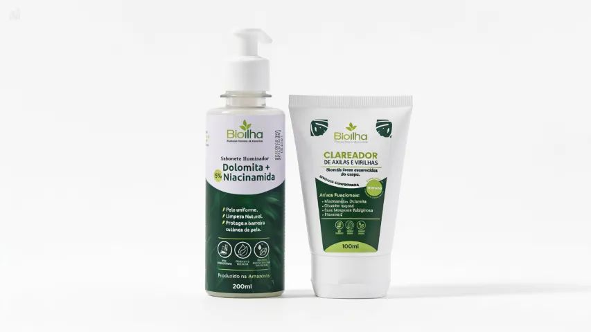 Kit Clareador de corpo e rosto 