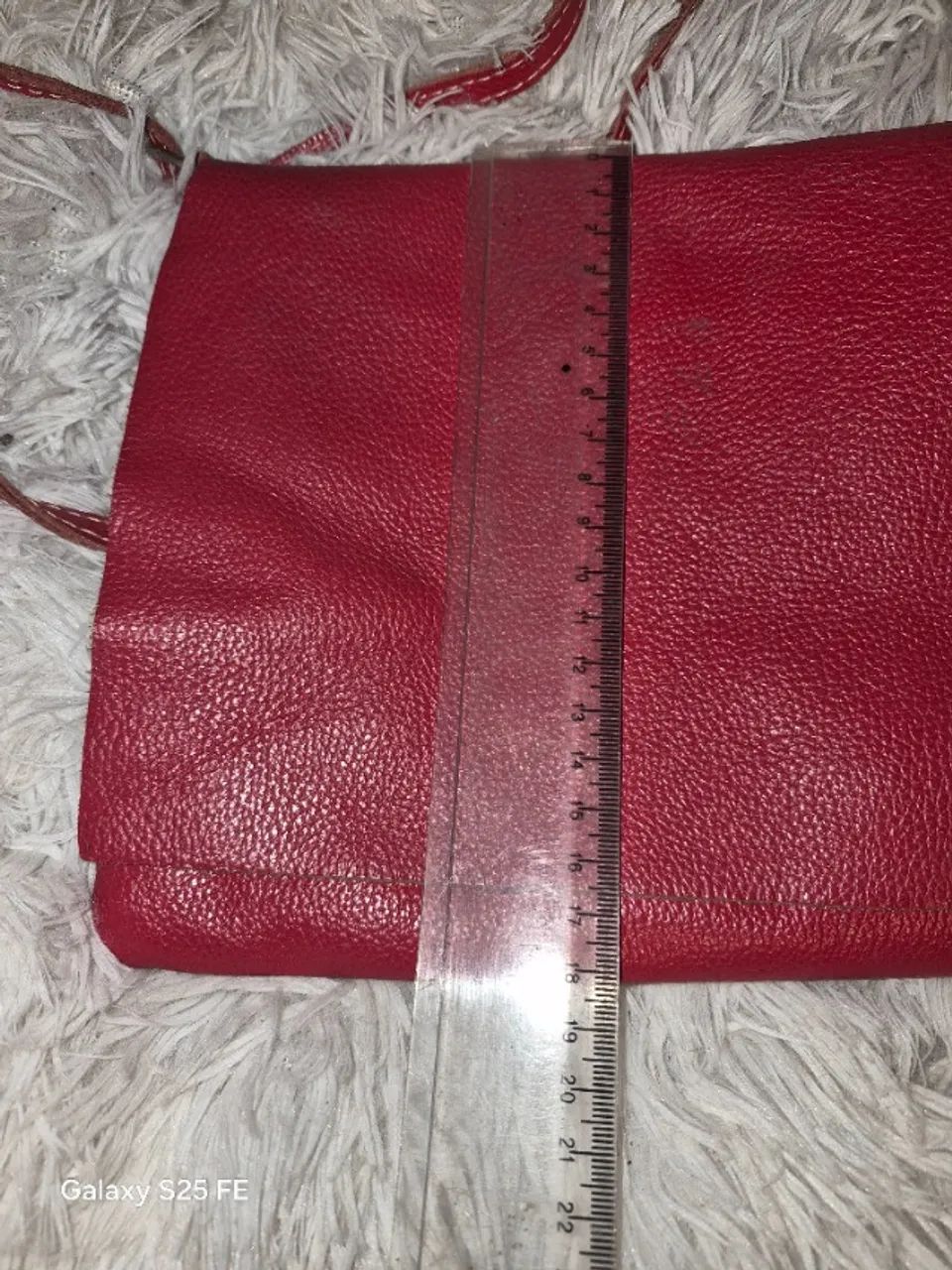 bolsa vermelha pequena - Foto 5